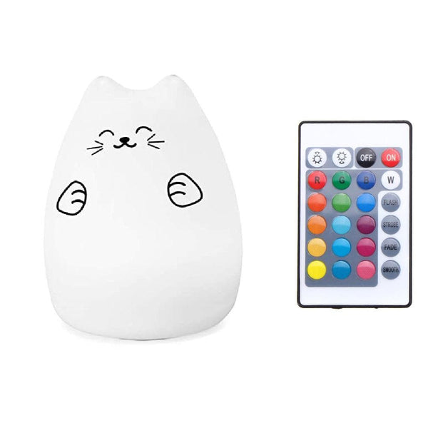 Cat Lamp Night Light (づ。^ω^。)づ with Remote